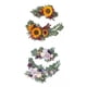 thumbnail image 4 of Hojas Verdes Botín De Flores Artificiales Para Bodas Amarillo Rojo Púrpura Beige, 4 of 4