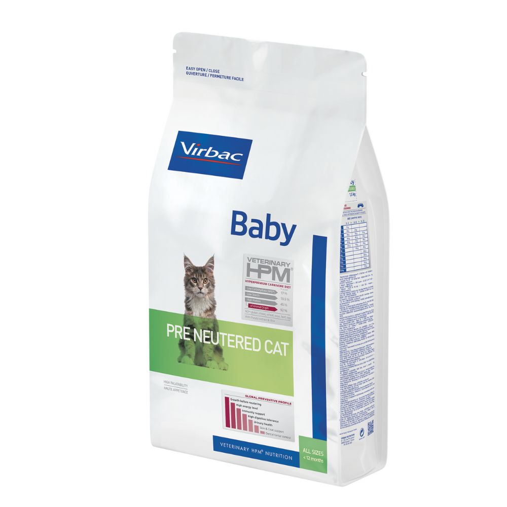 Hpm Virbac Baby Pre Neutered Cat 3 Kg