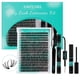 thumbnail image 1 of Kit de extensión de pestañas AMZGIRL LASH, 320 unidades, racimos individuales, 1 of 7