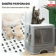 thumbnail image 5 of Arenero Gato Cerrado Baño Sanitario Con Tapa Y Pala Grande, 5 of 10