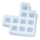 thumbnail image 5 of Molde De Silicona Caja De Almacenamiento Fabricación De Resina Molde De Fundición De Resina 125x125 Mm 10 Agujeros, 5 of 5