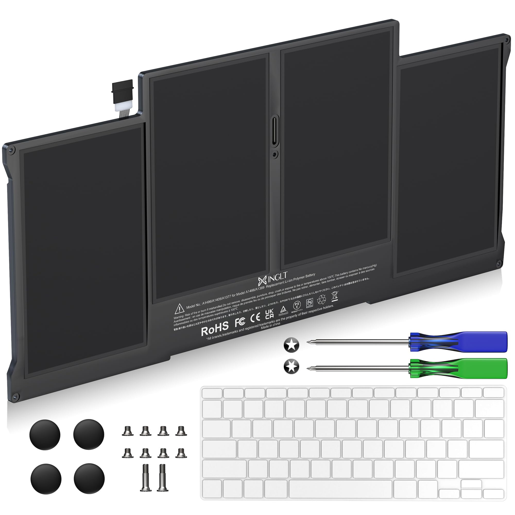 Batería Portátil Xinglt Para Macbook Air 13 A1466 A1369 8000 Mah