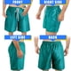 thumbnail image 4 of Shorts De Baño De Secado Rápido Para Hombre Verde Oscuro 18 Cm, 4 of 6