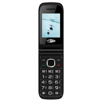Introtech - Telefono Senior Tipo Almeja 4G Rojo Clamshell