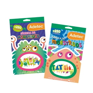 Adetec - Block De Stickers Fabrica De Moustruos