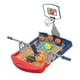 thumbnail image 4 of Juego de juegos de baloncesto de mesa, mini juego de baloncesto, juguetes divertidos de baloncesto, juguetes de escritorio de baloncesto para niños, n con 5 bolas, 4 of 5