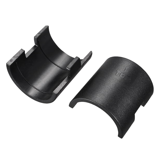 Clips de Estante de Alambre Uxcell 1.5 pulgadas Clips de Bloqueo de Estantería de Alambre de Plástico para Sistema de Estantería de Alambre, 16 Piezas