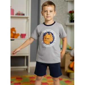 Nickelodeon - Pijama Niño Garfield Gris 4