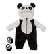 thumbnail image 5 of Trajes Y Accesorios de Ropa de Muñeca de Dibujos Animados, Accesorios de Ropa de Muñeca de Bebé de 48 Pulgadas, para Muñecas de Bebé Recién Nacidas, R Negro con Blanco, 5 of 5