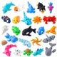 thumbnail image 1 of Mini Toys pkaoakyo 25 piezas Animales del Océano 3D Flexibles, 1 of 8