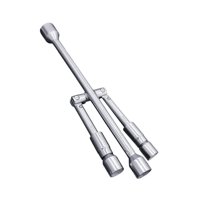 Ioensy - Llave Para Ruedas Plegable, Llave Universal Para Extracción De Furgoneta, Llave De Tuerca Plegable De 4 Vías