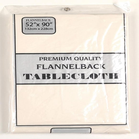 Mantel Carnation Home Fashions de vinilo con forro de franela de poliéster