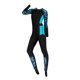 thumbnail image 2 of Traje De Neopreno De Cuerpo Entero Protección Solar De Una Pieza Mujeres Natación Estampado Azul L, 2 of 5