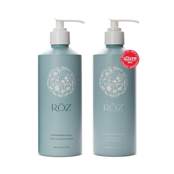 Set Shampoo y Acondicionador ROZ Foundation 300ml Duo Sin Sulfatos