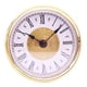 thumbnail image 1 of Mini Reloj De Cuarzo De 3,15 Pulgadas Con Números Romanos, Movimiento De Cuarzo, Borde Dorado, 1 of 5