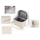 thumbnail image 4 of Bolsa de Almuerzo Aislada REGALWOVEN, Lonchera a Prueba de Fugas para Trabajo Playa, Bolsa Enfriadora Congelable con Correa de Hombro Ajustable Beige 9.4*5.5*8.3in, 4 of 6