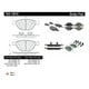 thumbnail image 2 of Pastillas Freno para auto BMW X5 5.0i 2007-2013 Delantero, 2 of 5