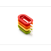 Lekue - Kit De 4 Moldes De Helado Apilables