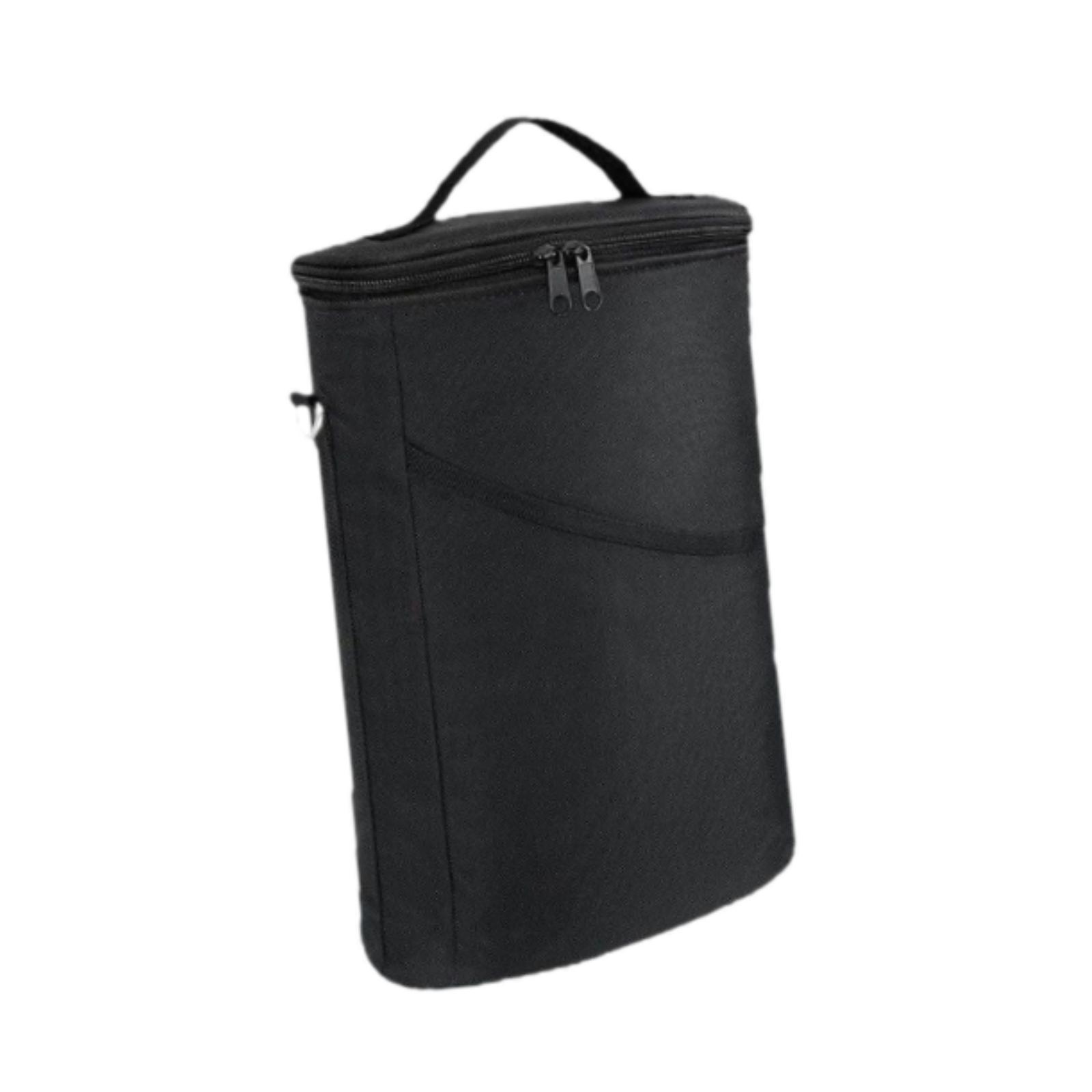 Magideal - Bolsa De Bolas De Vino De Dos Botellas, Caja De Bolsas De Enfriamiento Aislada, Cómoda Mochila Térmica De Mochila Térmica, Para Acampar, Al Aire Libre