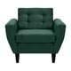thumbnail image 1 of Sofa Bote 1c Felpa 00 Verde Botella, 1 of 6