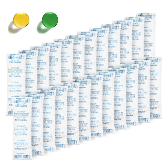 Paquetes de gel de sílice que absorben 5 g x 500 paquetes aptos para uso alimentario