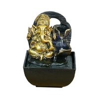 Bothyi - Estatuas De Ganesha, Fuente De Mesa Para Interiores, Coleccionables, Regalo Decorativo, 14Cm X 13,5 Cm X 18Cm