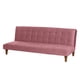 thumbnail image 2 of Futon Turin Tela Velvet Palo Rosa, 2 of 3