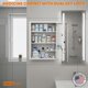 thumbnail image 2 of Gabinete de Medicinas Metateel 41x15x53 cm Cierre Dual Blanco, 2 of 9