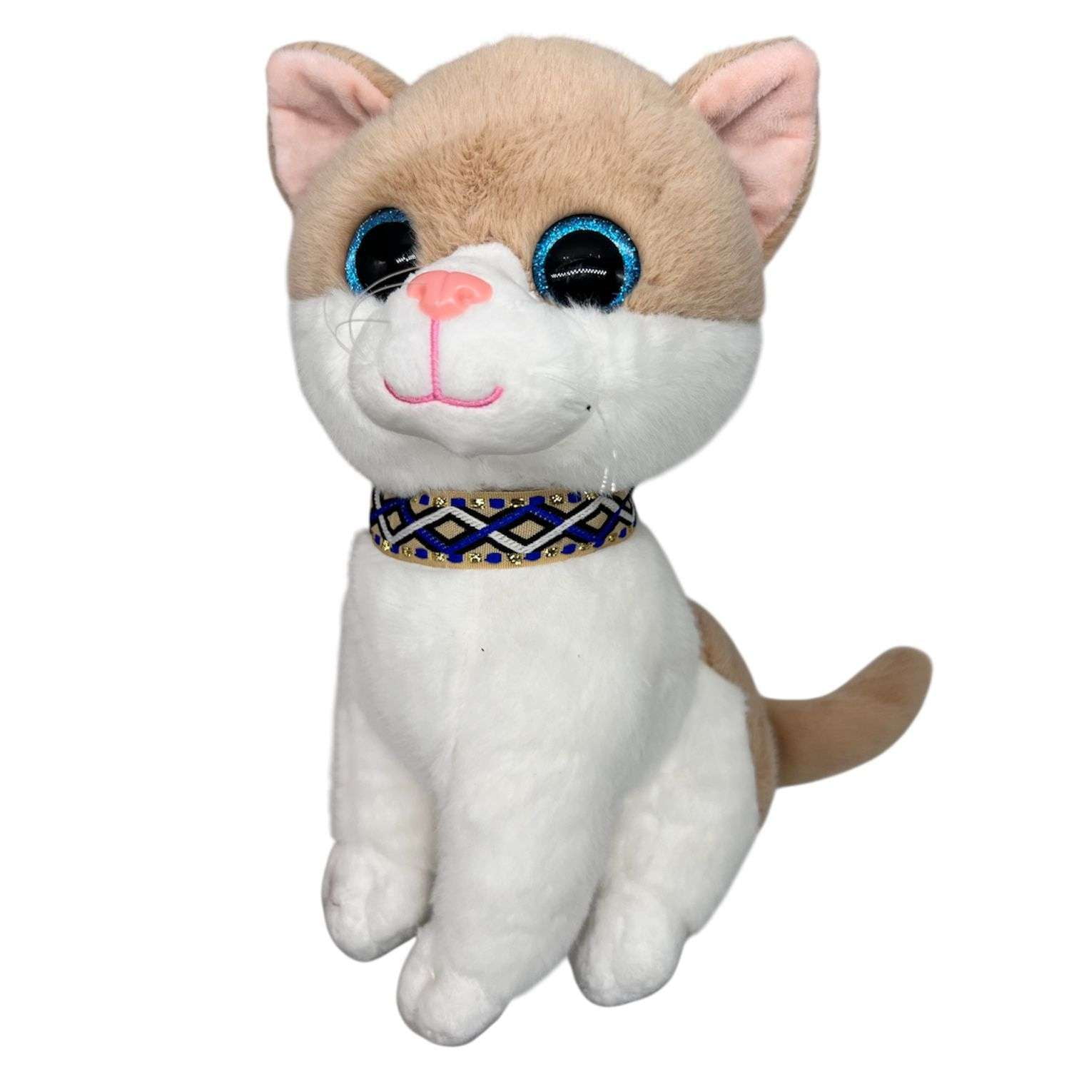 Oem - Peluche De Gato Sentado Ojos Claros Peluche Cat Tierno 3