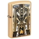 thumbnail image 1 of Encendedor de bolsillo Zippo Art Deco Flame Design, latón pulido, 1 of 5