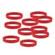 thumbnail image 5 of 10 Piezas / Paquete Pulseras de silicona en blanco Pulsera de caucho rojo de moda, 5 of 5