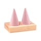 thumbnail image 2 of Soporte Para Anillos En Forma De Cono, Soporte Para Anillos De Madera Para Ferias Artesanales, Encimera, Boda, 2, 2 of 5