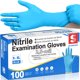 thumbnail image 1 of Guantes Protectores Schneider de Nitrilo Azul Talle Mediano 100 unidades, 1 of 6