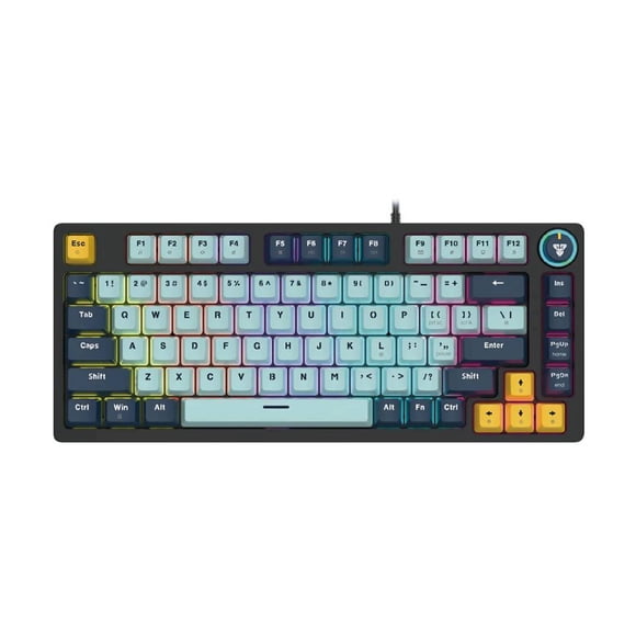 Teclado Fantech MK875V2 ATOM81 MIZU SkyBlue (Switch Rosie)