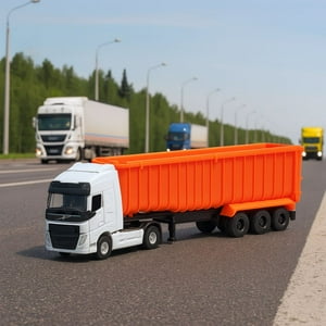Toyng - Camión Escala 1:64 Volvo Heavy Tipper - Welly