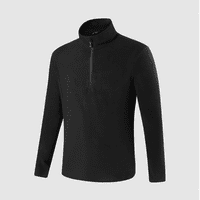 Andesland - Polera Ii Capa Micropolar Liso Medio Cierre Hombre