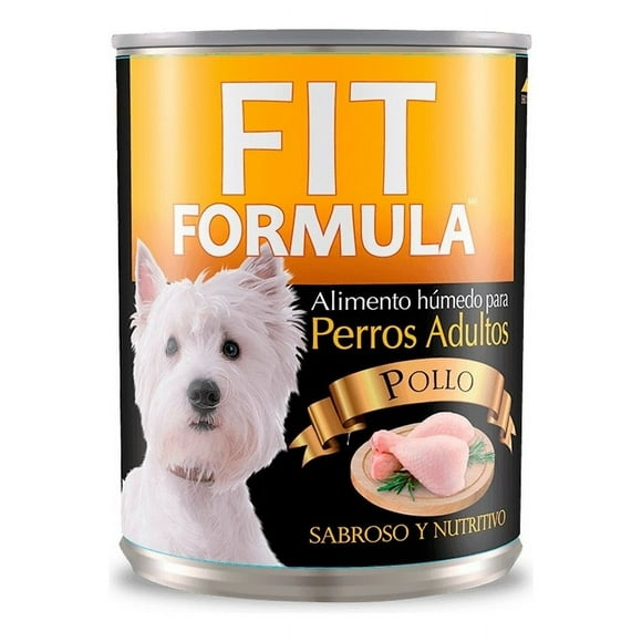 Alimento Humedo Fit Formula Perro Pollo Lata 280gm Tm