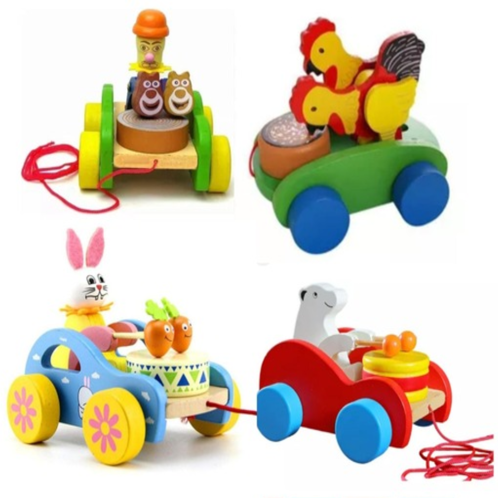 Juguete De Arrastre Para Bebé Carrito De Arrastre PB-C13 Lider