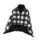 thumbnail image 3 of Poncho Manta Acogedora Para Mujer, Manta Ponible Para El Hogar, Cama, Regalo Para La Abuela, Color Negro, 100 X 140 Cm, 3 of 5