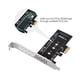 thumbnail image 2 of Tarjeta convertidora SSD M.2 NVMe, adaptador MZHOU Key-M a PCIe, 2 of 7
