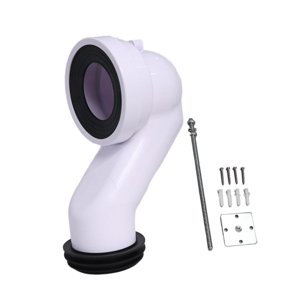 Bothyi - Adaptador De Conector De Brida De Extensión De Drenaje De Inodoro De Repuesto Para Baño Doméstico, Reemplaza El Estilo A