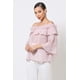 thumbnail image 5 of Top Transparente con Lunares y Hombros Descubiertos M, 5 of 7