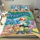 thumbnail image 1 of Cuentos de Dragón Conjunto de sábanas temático, trío de piezas, cómodo y amigable con la piel, diseño único, regalo de decoración para el hogar para familiares, amigos y fans,135cm *200cm, 1 of 6
