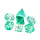 thumbnail image 1 of 7 Dados Poliédricos Acrílicos, Regalos Para Ni?os, Juguetes Para Beber, Entretenimiento Verde, 1 of 5