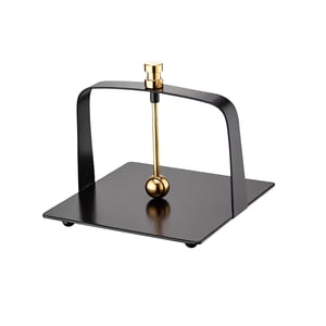 Magideal - Servilleteros Estante De Almacenamiento Dispensador De Pañuelos Cartas Soporte Organizador Notas Dispensador De Servilletas Para Club Encimera Café Me Negro 135X12Cm