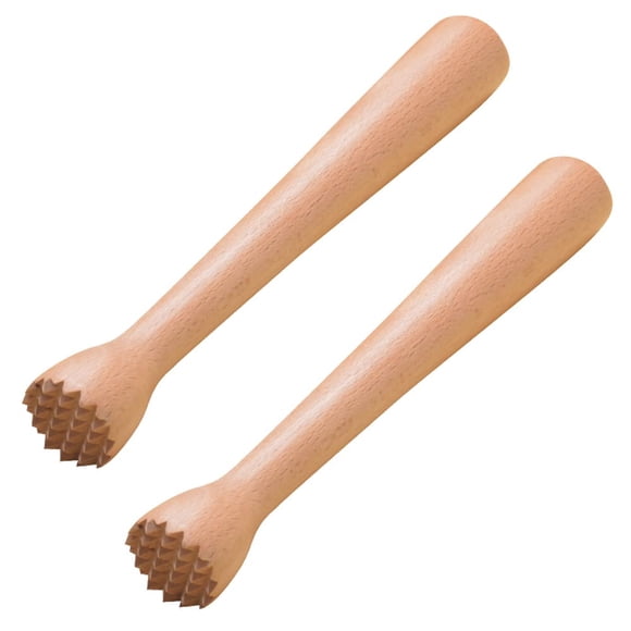 Macero de madera datsto 25 cm – Pack de 2 para barra de cócteles