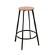 thumbnail image 1 of Taburete Ross Negro 75cm | Estilo Industrial marron claro, 1 of 5