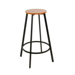 Pandalino - Taburete Ross Negro 75Cm | Estilo Industrial Marron Claro