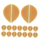 thumbnail image 4 of 16 Pares De Placas De Talón Antideslizantes, Suela De Zapato Para Zapatillas De Deporte, Zapatos De Cuero, Color Amarillo, 4 of 5