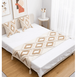 Tecnocasa - Piecera Bordada Crochet Con Funda 70X210Cm
